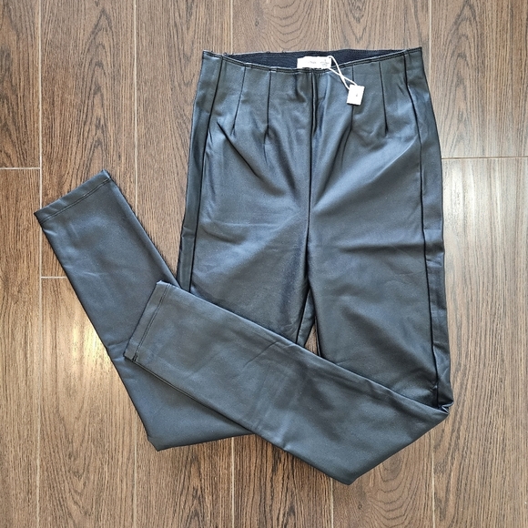 Gentle Fawn Faux Leather Leggings Black Size Small NWOT - Picture 1 of 6